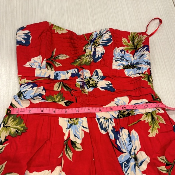 Band of Gypsies Collective NWT Strapless Jumpsuit W/wide legs and smocked back. - Picture 6 of 15